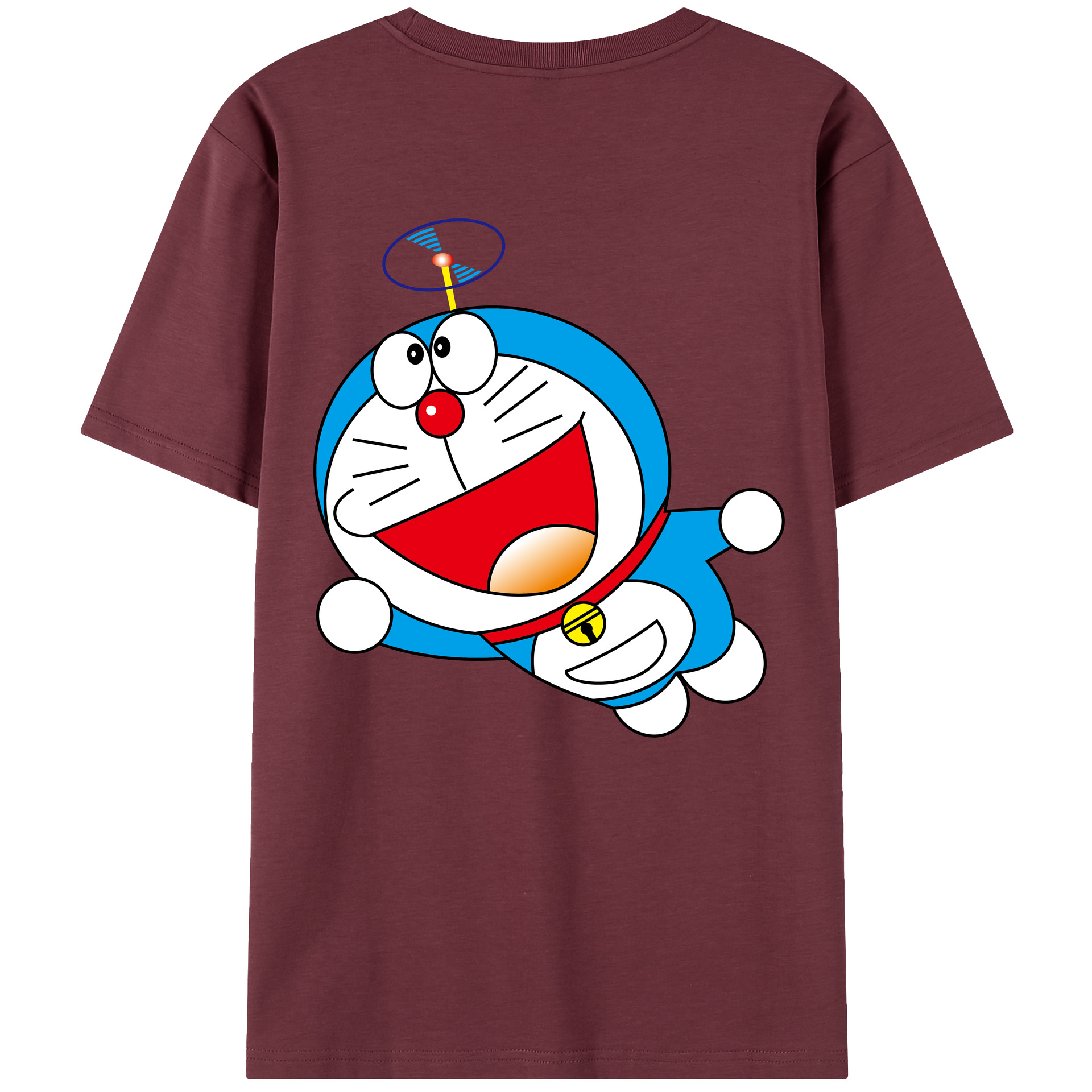 （画像用） ドラえもん Doraemon 綿100％半袖Tシャツ（背面プリント）